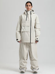 Gsou Snow Terrain Flow FlexZip Hybrid Cargo Snowboardanzüge für Damen