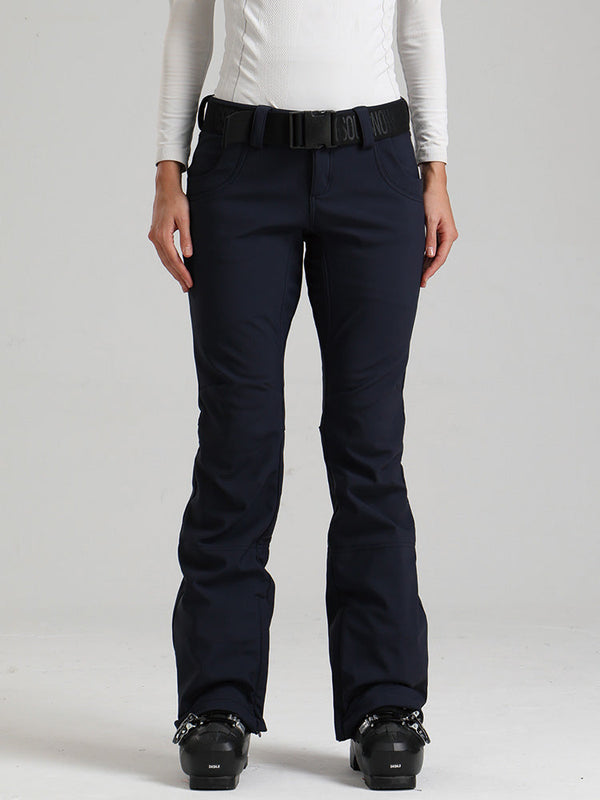 Gsou Snow Alpine Chic Flare Stretch-Skihose für Damen