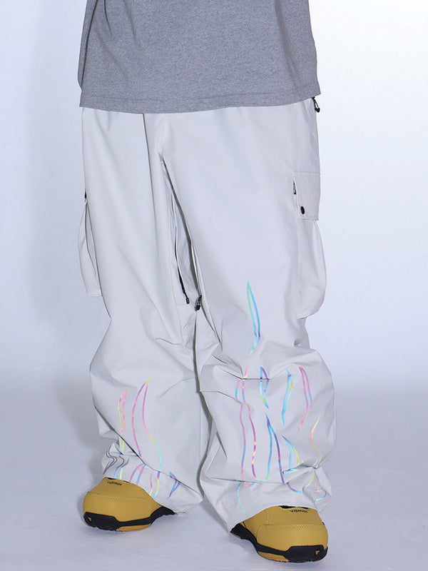 Gsou Snow Furious Spark Reflektierende Cargo-Schneehose für Damen