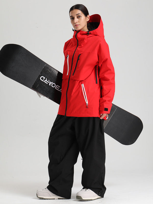 Women's Gsou Snow Durable Mountain Pro Winter Function Cargo Snow Suits