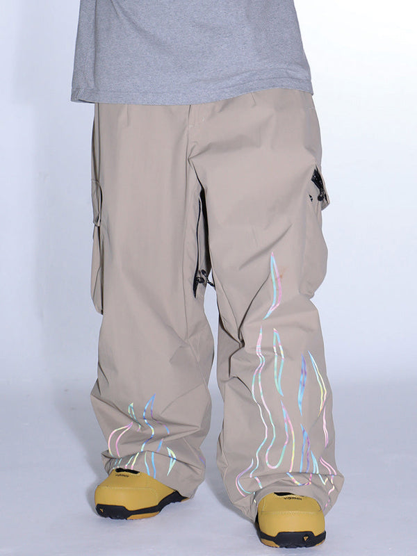 Gsou Snow Furious Spark Reflektierende Cargo-Schneehose für Damen