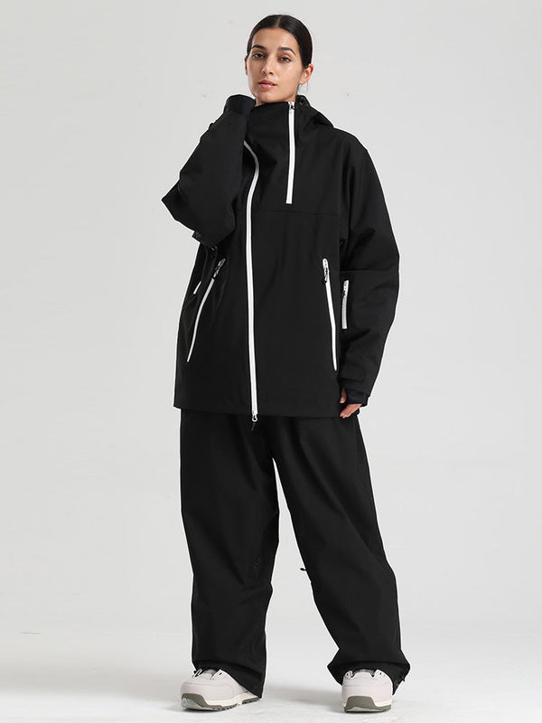 Gsou Snow HyperDrive Ganzjahres-Skianzug für Damen mit Farbblock-Design