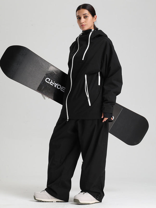 Gsou Snow HyperDrive Ganzjahres-Skianzug für Damen mit Farbblock-Design