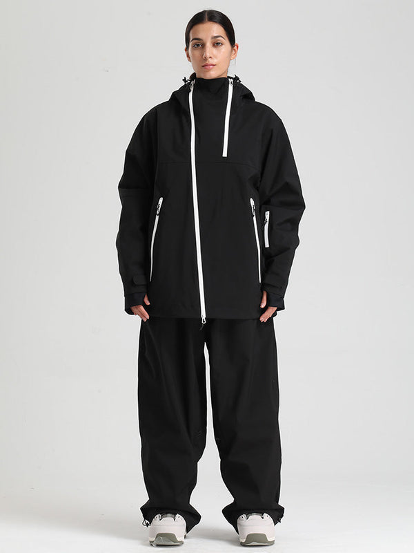 Gsou Snow HyperDrive Ganzjahres-Skianzug für Damen mit Farbblock-Design
