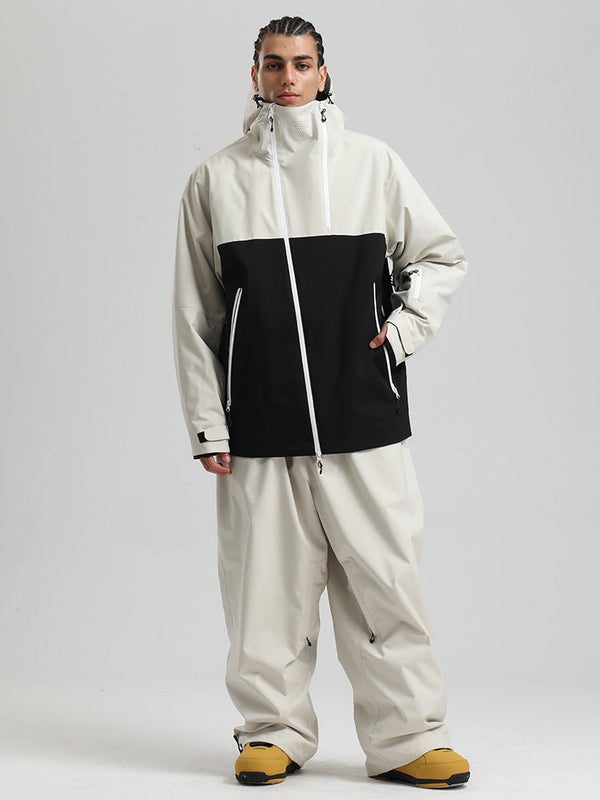 Gsou Snow HyperDrive Ganzjahres-Skianzug für Herren, Farbblock-Design, Cargo-Stil
