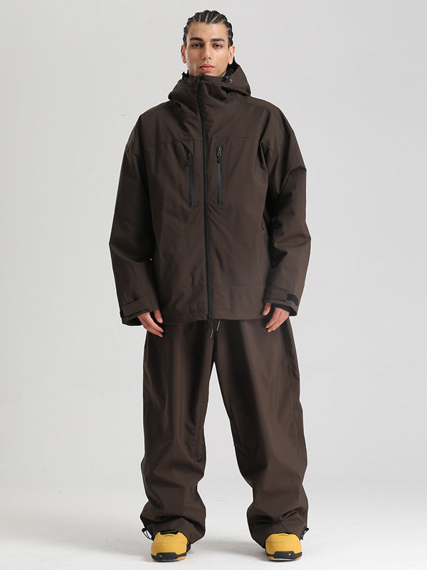 Men's Gsou Snow Durable Mountain Pro Insulated Wind Armor Snow Suits