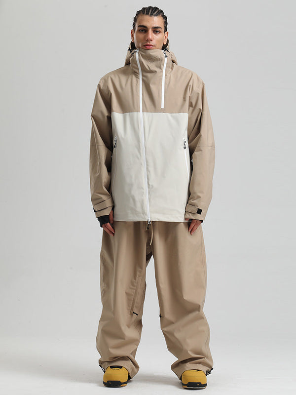 Gsou Snow HyperDrive Ganzjahres-Skianzug für Herren, Farbblock-Design, Cargo-Stil