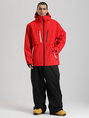 Gsou Snow Herren Strapazierfähiger Mountain Pro Winter Funktions-Cargo-Schneeanzug