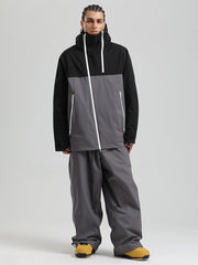 Gsou Snow HyperDrive Ganzjahres-Skianzug für Herren, Farbblock-Design, Cargo-Stil