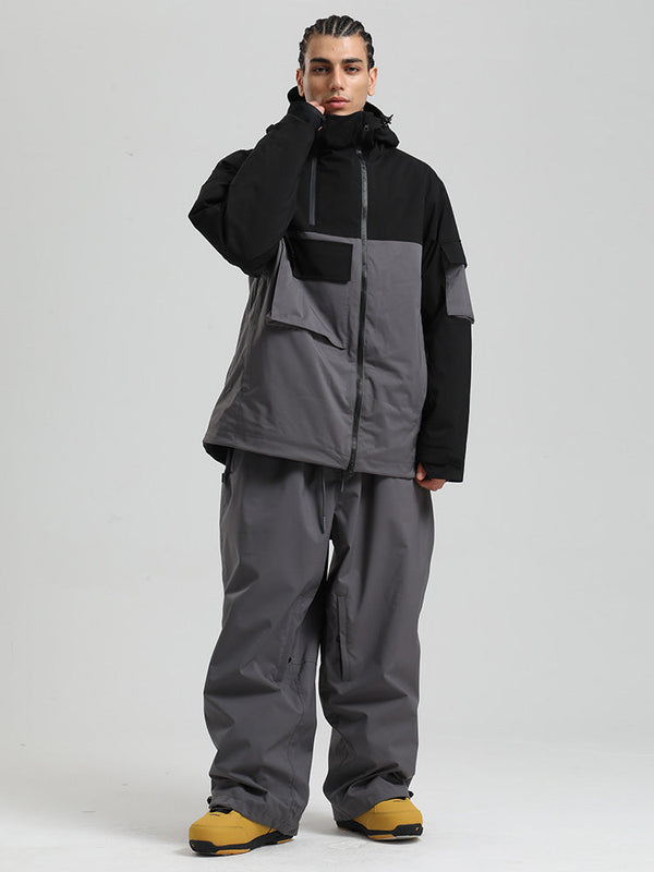 Men's Gsou Snow Terrain Flow FlexZip Hybrid Cargo Snowboard Suits