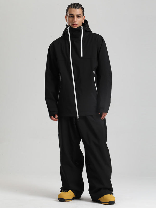 Gsou Snow HyperDrive Ganzjahres-Skianzug für Herren, Farbblock-Design, Cargo-Stil