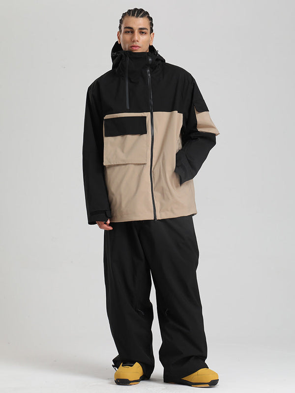 Gsou Snow Terrain Flow FlexZip Hybrid Cargo Snowboardanzüge für Herren