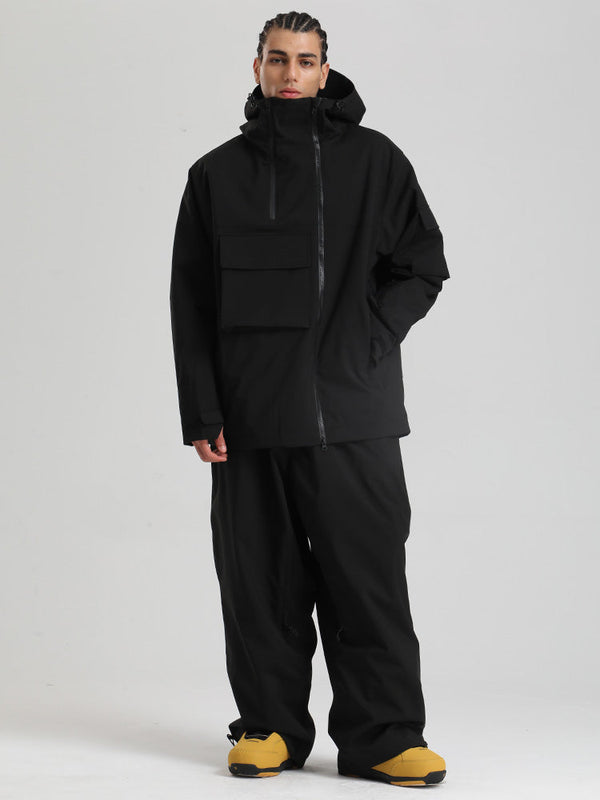 Gsou Snow Terrain Flow FlexZip Hybrid Cargo Snowboardanzüge für Herren