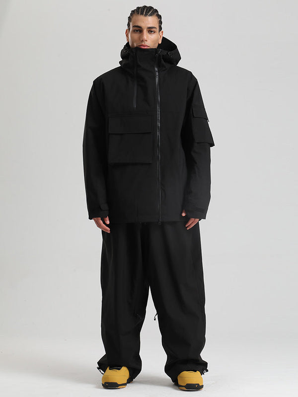 Gsou Snow Terrain Flow FlexZip Hybrid Cargo Snowboardanzüge für Herren