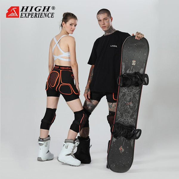 High Experience Unisex Total Impact Protective Shorts / Knee Pads