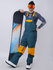 Snowshred Alpine Ranger Ski-Latzhose für Herren, Snowboardhose