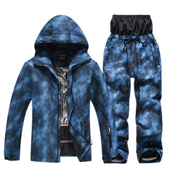 Winter-Outdoor-Abenteuer-Saison-Schneejacken- und Hosen-Set für Herren