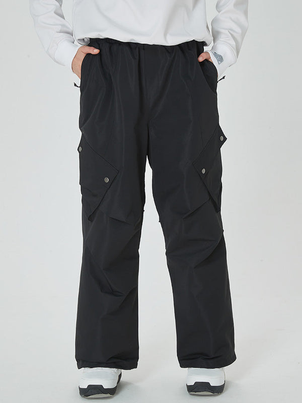 Mountain Chill Damen-Skihose im Baggy-Stil mit 2 praktischen Cargotaschen