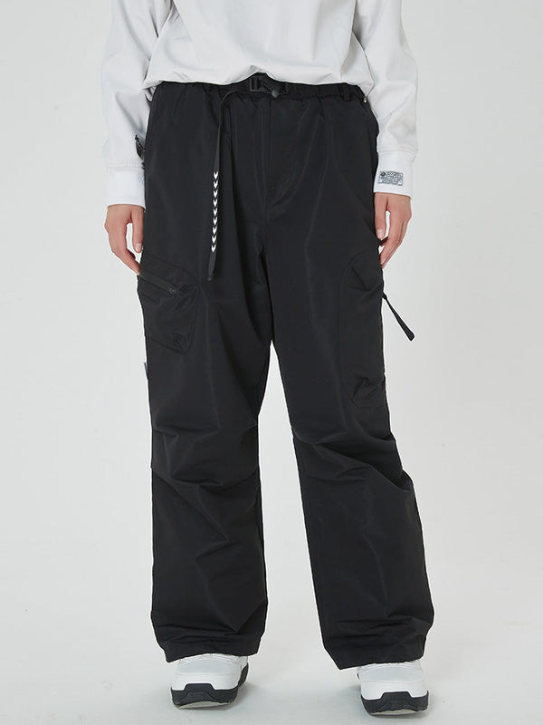 Damen-Skihose „Mountain Expedition“ mit weitem Sitz und seitlichen Cargotaschen