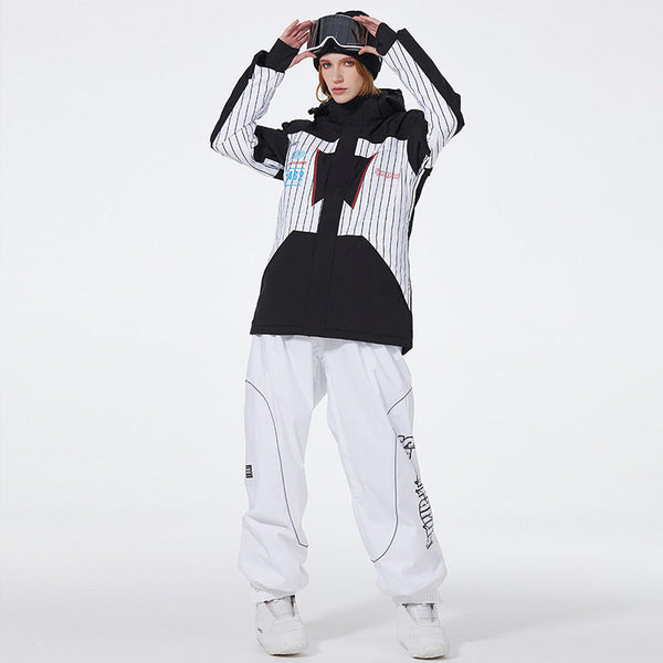 SpeedPanda Mountain Unisex Alpine Avalanche Flare Expedition Schneeanzug für Damen und Herren