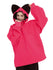 Doorek Damen-Fleece-Kapuzenpullover, flauschig, niedlich, wasserdicht, mit Katzenohren-Verzierung