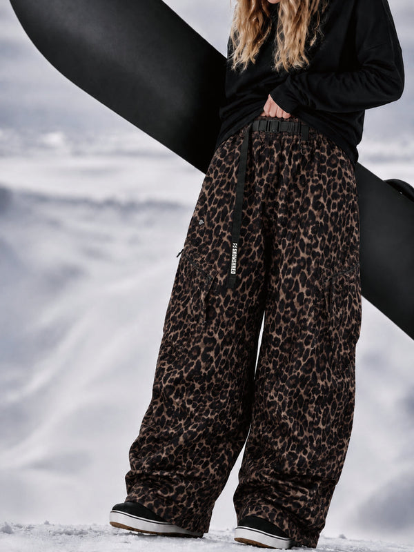 TerrainFlex Freestyle Oversized Cargo Snowboardhose für Damen – Crew Edition