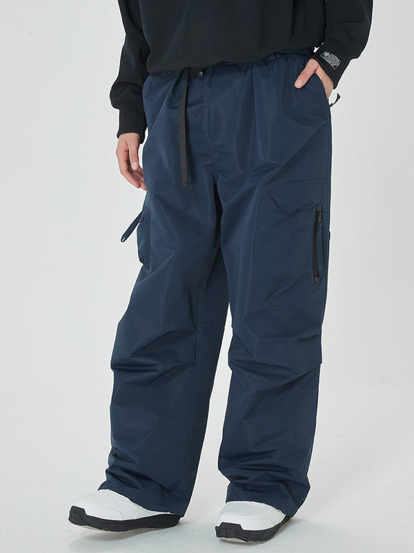 Damen-Skihose „Mountain Expedition“ mit weitem Sitz und seitlichen Cargotaschen