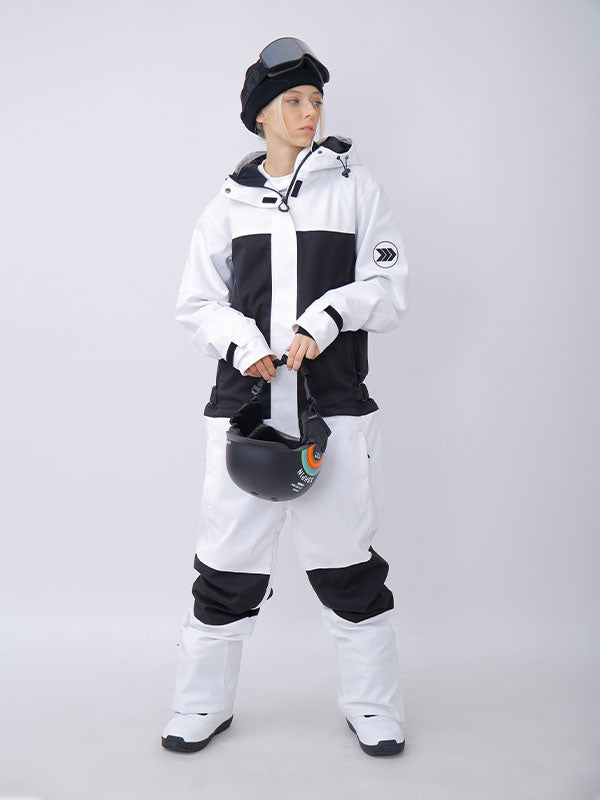 Women's snowshred Alpine Ranger Colorblock One Piece Snowsuit