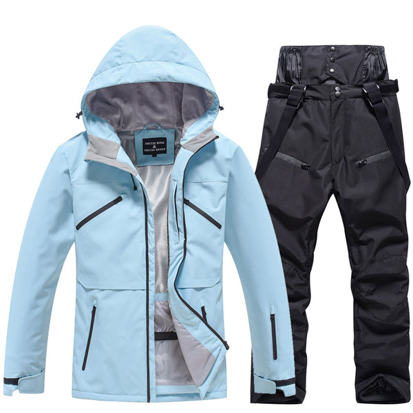 Herren-Skijacke und -hose mit Isolierung für Mountain Shredding