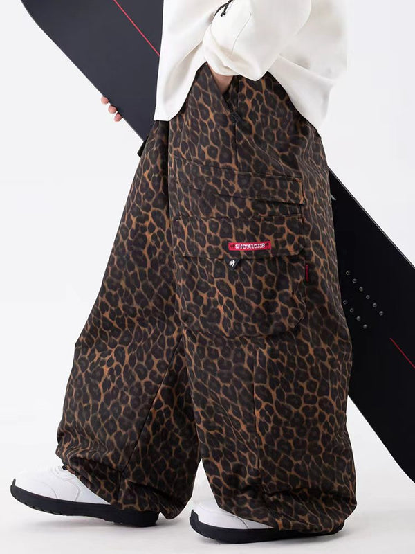 Wild Soul Steeze ParkRider Damen-Skihose mit mehreren Taschen, Utility-Schneehose, Baggy-Schneehose