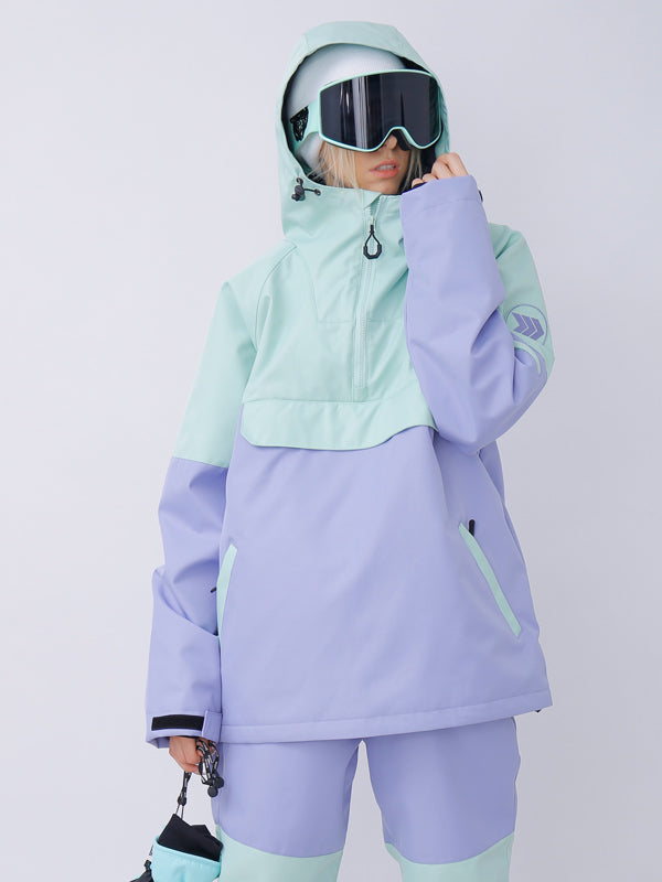 Snowshred Alpine Ranger Colorblock Anorak-Schneejacke für Damen