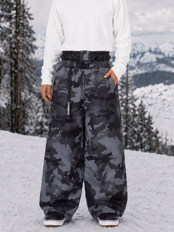 Hyper Beast Herren-Snowboardhose, strapazierfähig, vielseitig, Freestyle, Baggy-Design