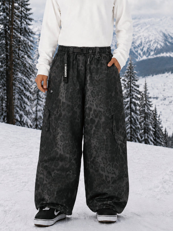 Pantalon de snowboard cargo oversize TerrainFlex Freestyle pour homme – Édition Crew