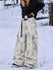 Damen-Street-Utility-Cargo-Schneehose im Baggy-Stil – Design mit mehreren Taschen und Gürtel