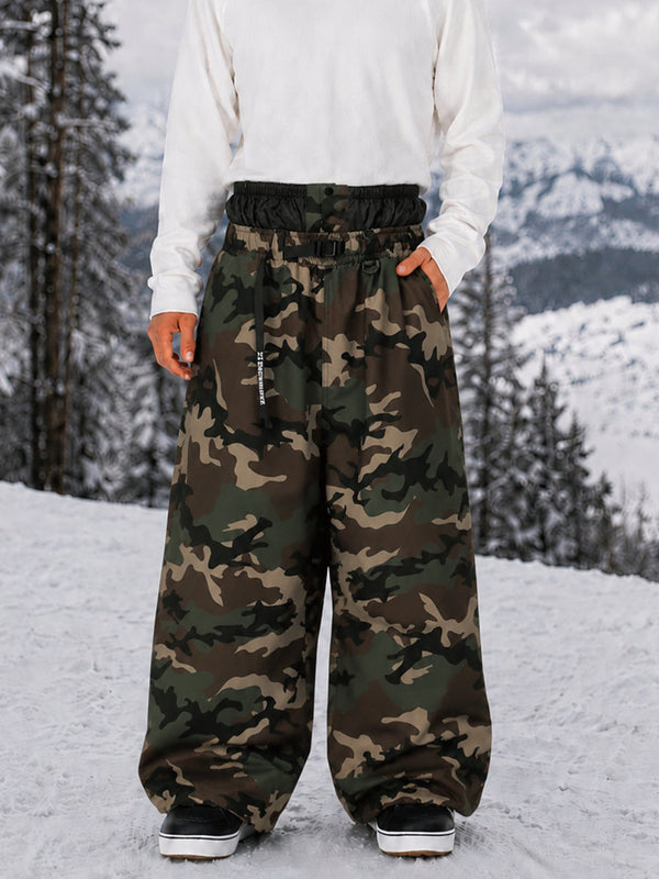 Hyper Beast Herren-Snowboardhose, strapazierfähig, vielseitig, Freestyle, Baggy-Design