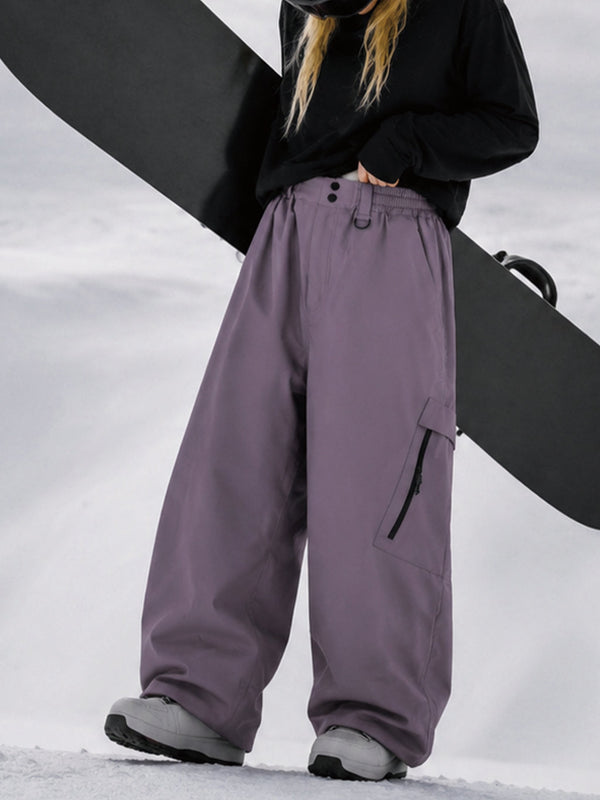 Damen Allzweck-Snowboardhose Urban Vibe Strapazierfähige Freestyle Baggy Hose