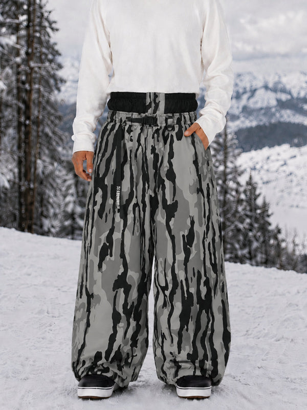 Hyper Beast Herren-Snowboardhose, strapazierfähig, vielseitig, Freestyle, Baggy-Design
