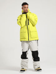 Gsou Snow Winter Ranger Cargo-Schneejacke & Latzhose für Herren (Set)