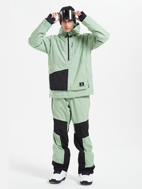 Herren Mountain Pro Anorak wasserdichter Schneeanzug