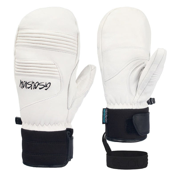Gsou Snow Damen-Snowboardhandschuhe aus Ziegenleder für jedes Wetter