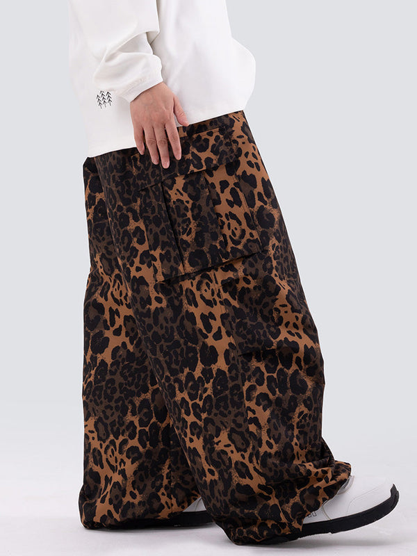 Mountain Chill Freestyle Prime Baggy Leopard Snowboardhose für Damen