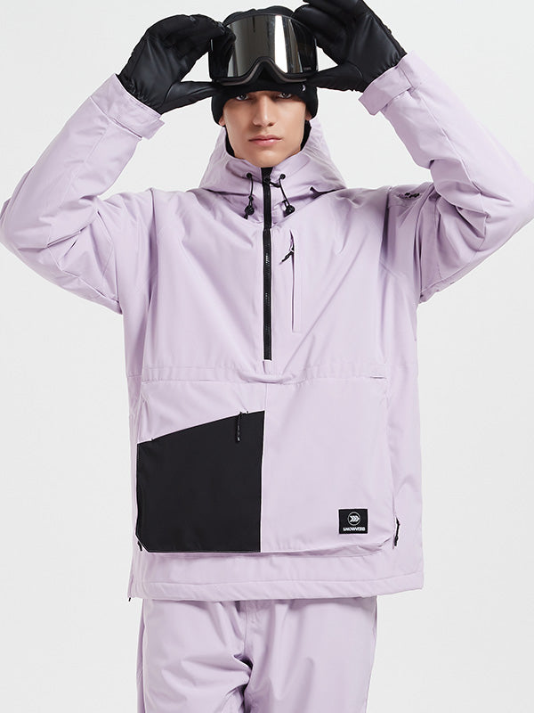 Herren Mountain Pro Anorak Wasserdichte Schneejacke