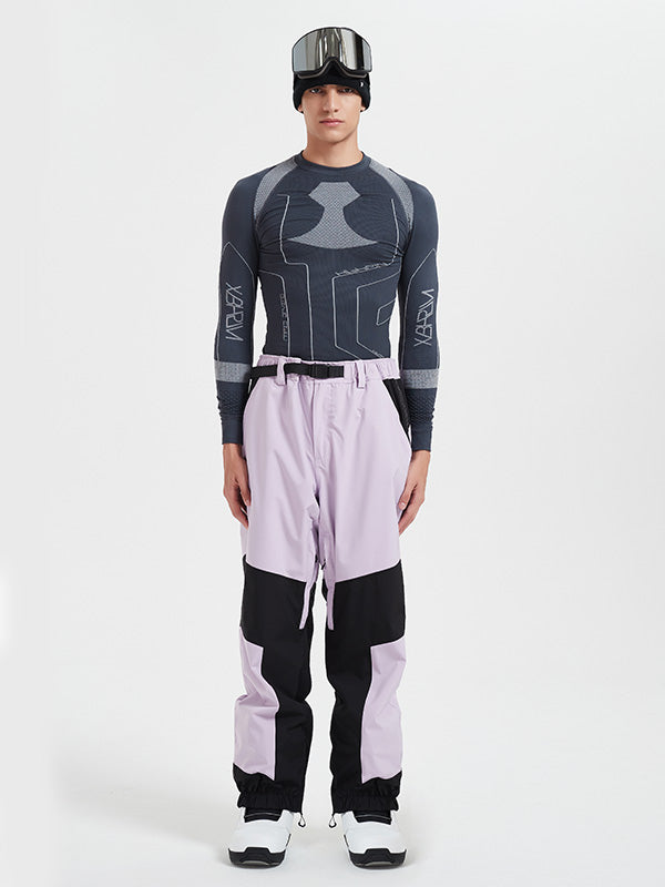 Mountain Pro Herren-Snowboardhose, wasserdicht, zweifarbig, mit Einsätzen