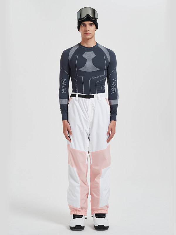 Mountain Pro Herren-Snowboardhose, wasserdicht, zweifarbig, mit Einsätzen