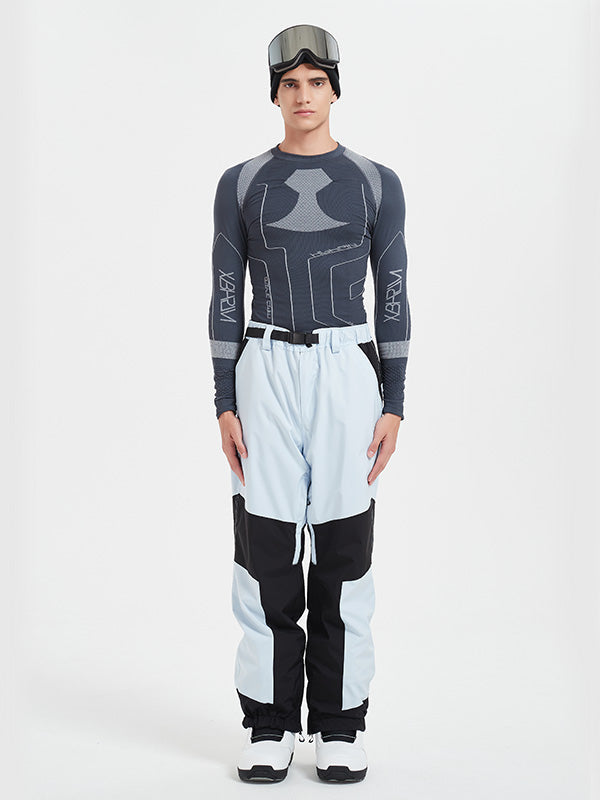 Mountain Pro Herren-Snowboardhose, wasserdicht, zweifarbig, mit Einsätzen