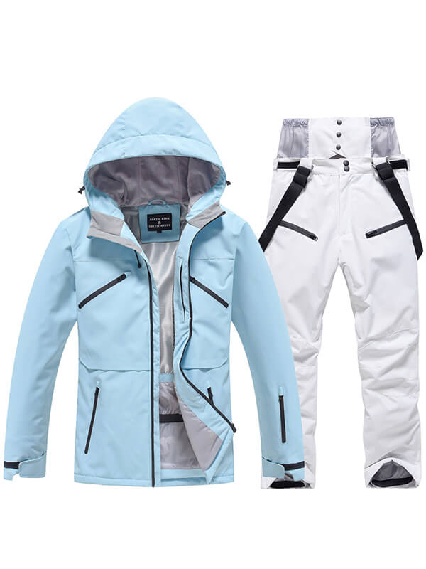 Isoliertes Damen-Schneejacken- und Hosen-Set „Fluid Ice Dancer“