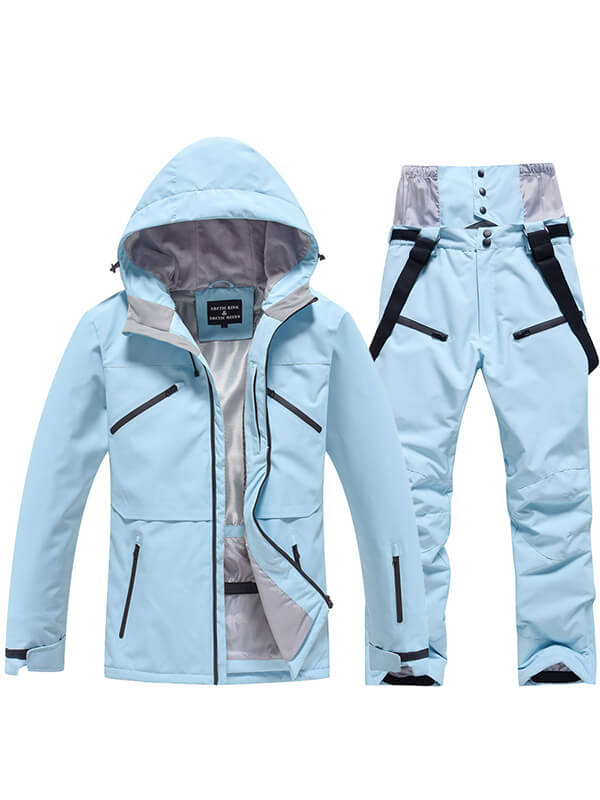 Isoliertes Damen-Schneejacken- und Hosen-Set „Fluid Ice Dancer“
