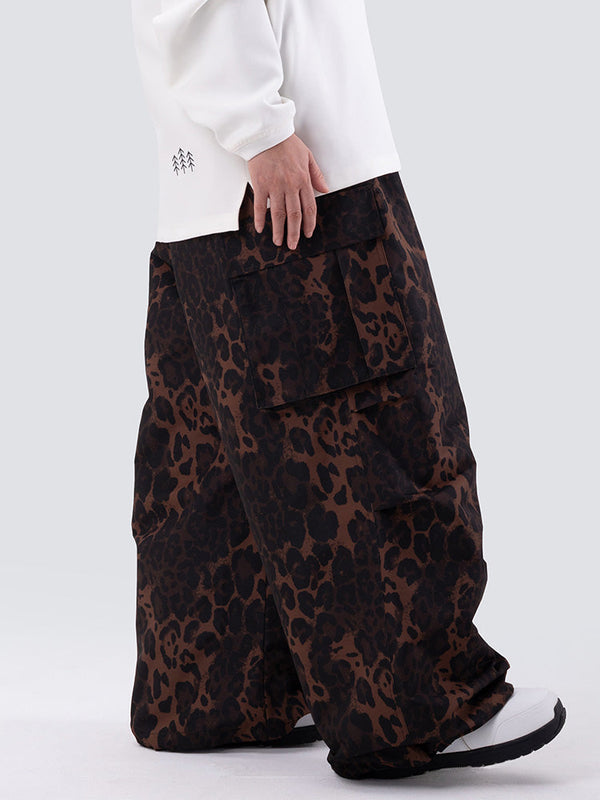Mountain Chill Freestyle Prime Baggy Leopard Snowboardhose für Damen