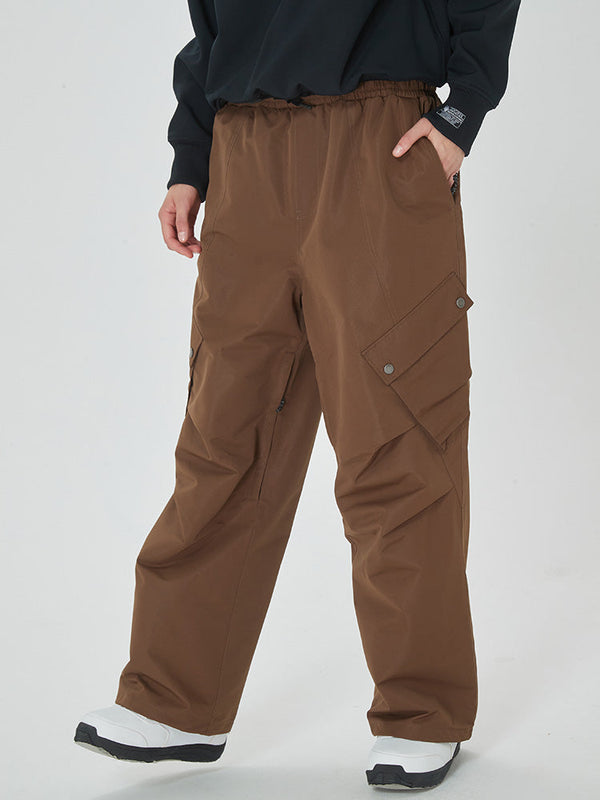 Mountain Chill Damen-Skihose im Baggy-Stil mit 2 praktischen Cargotaschen
