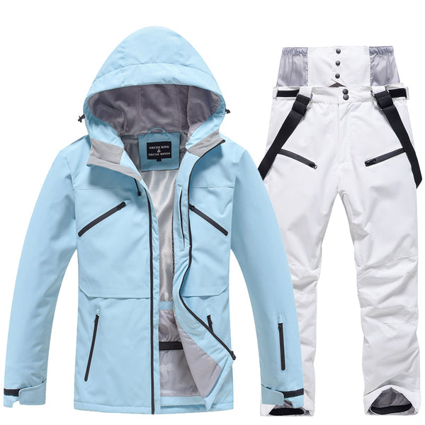 Herren-Skijacke und -hose mit Isolierung für Mountain Shredding